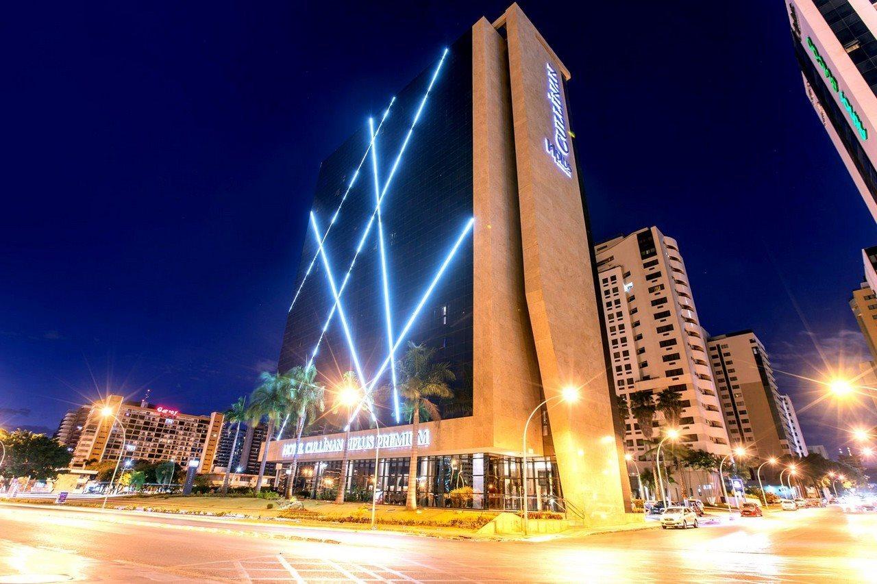 Cullinan Hplus Premium Brasília Eksteriør bilde The hotel at night